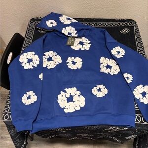 Denim Tears Blue Hoodie and sweatpants size XL